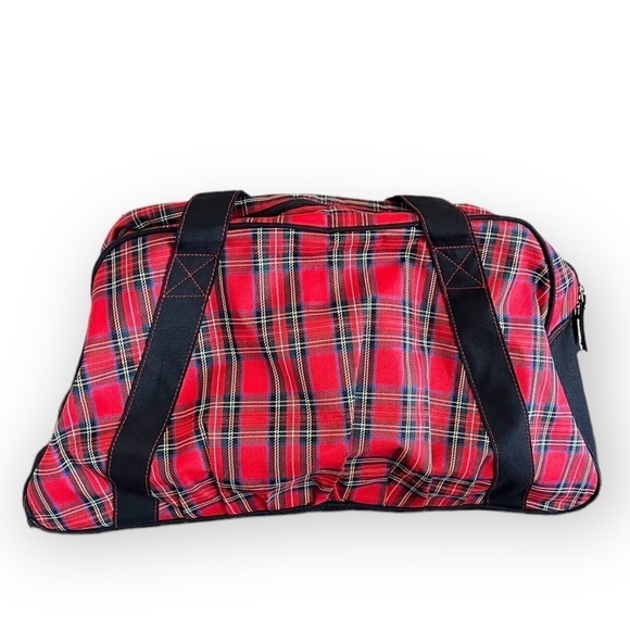 DISNEY POOH Vintage Tartan Plaid Tote Travel Bag - Picture 5 of 12